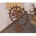 Four-arm inside solar disc, sun symbol, Dancing Shiva, India